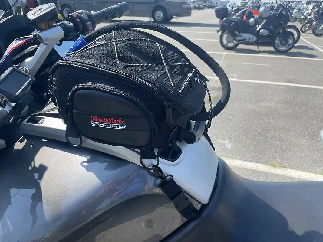 Black OffRoad hydration tank bag
