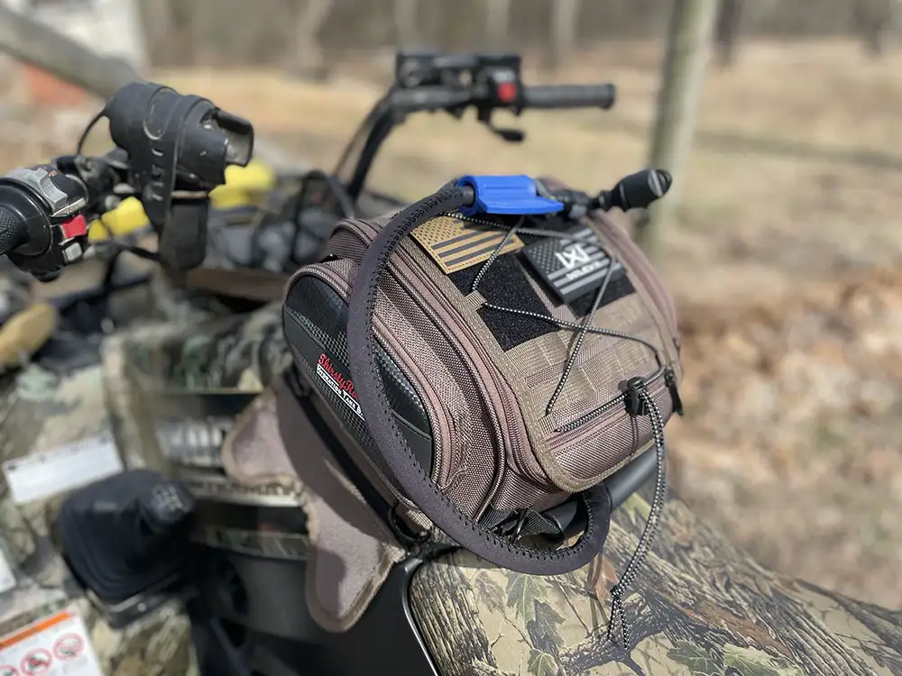 Hydration bag in real-world outdoor use